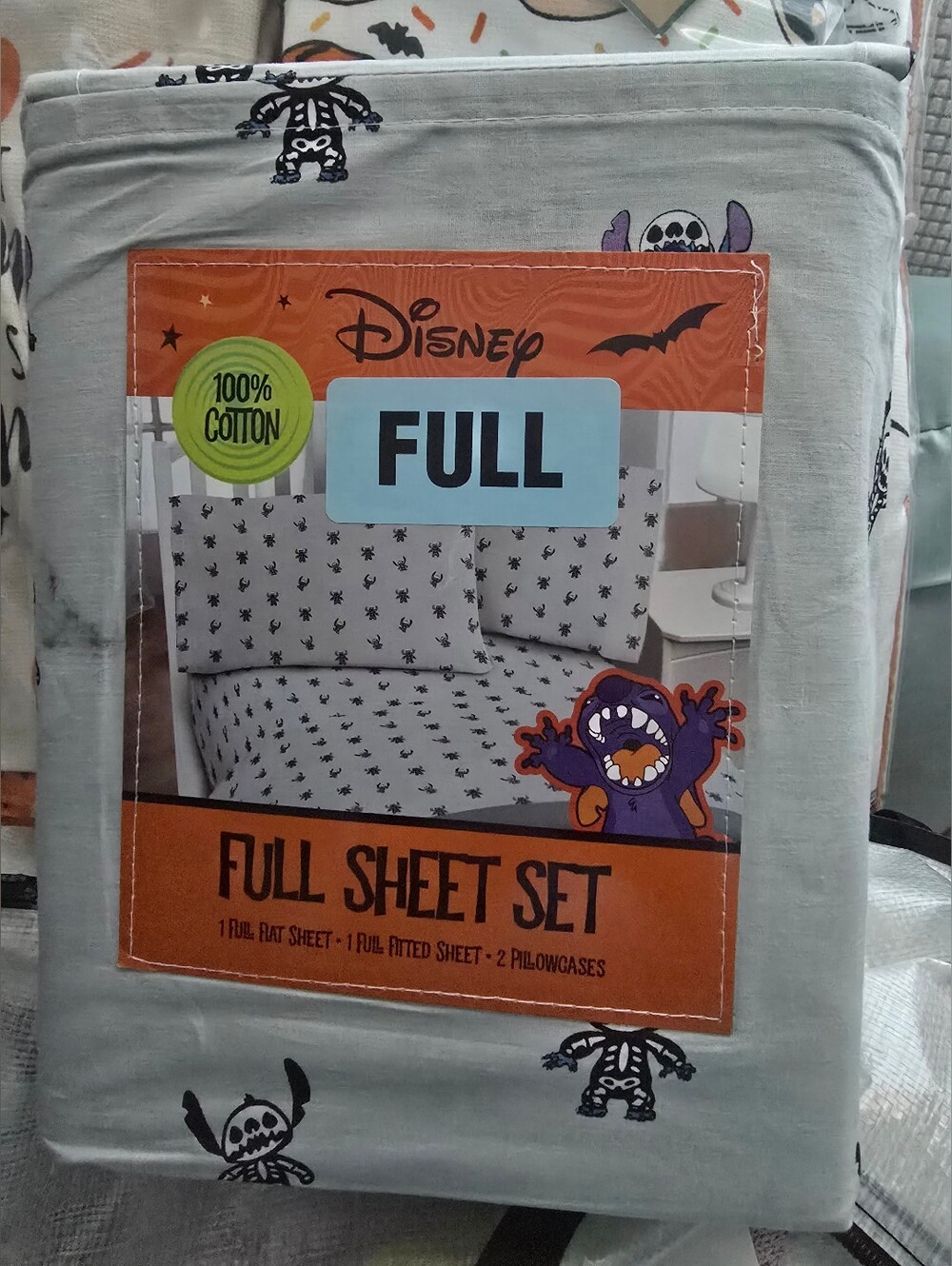 Disney Stitch Full Sheet Set Halloween
